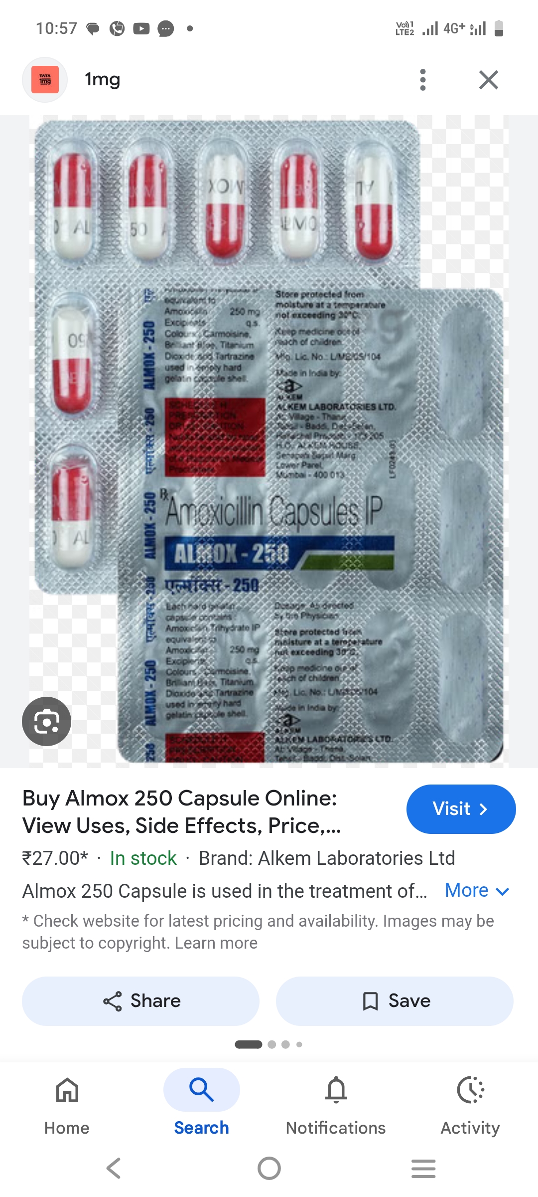 ALMOX 250 CAP