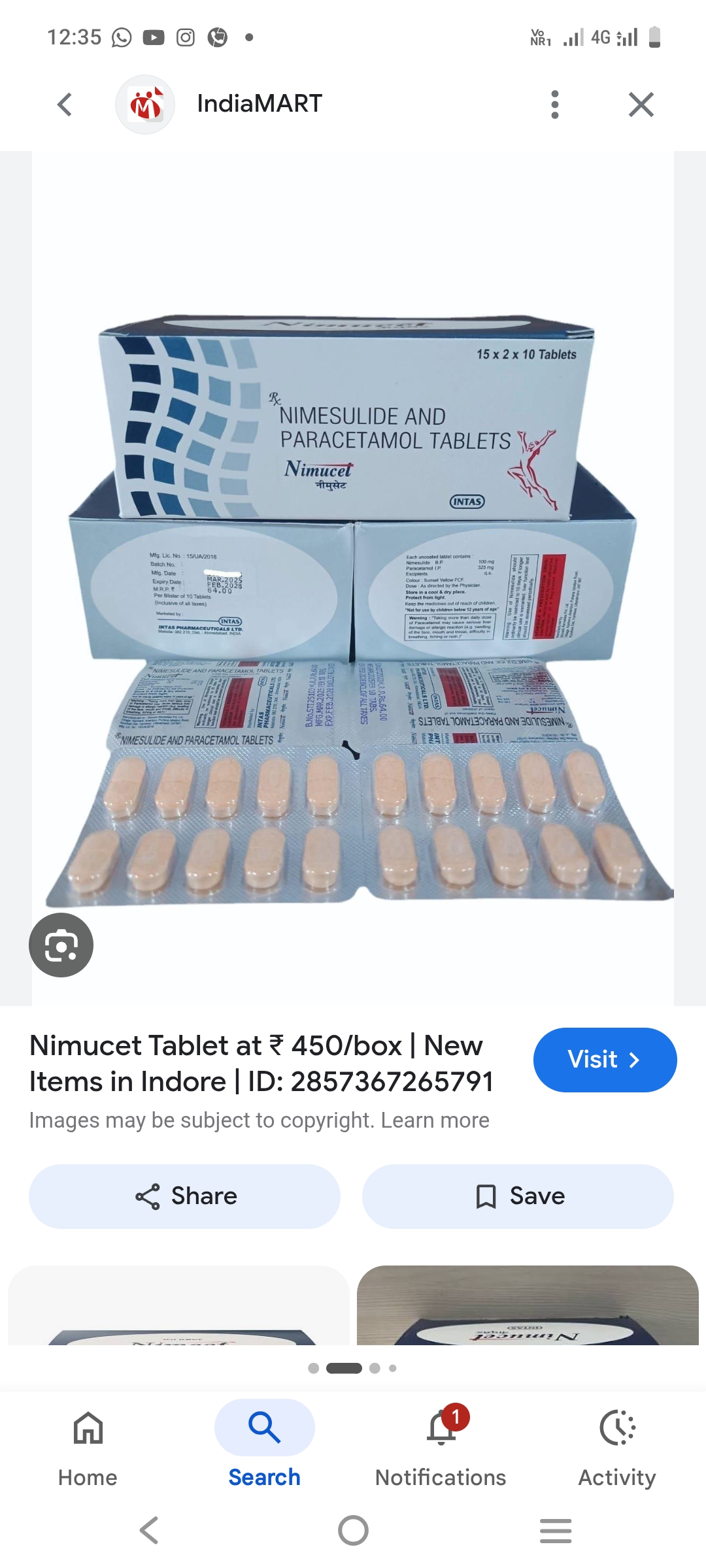 NIMUCET TAB
